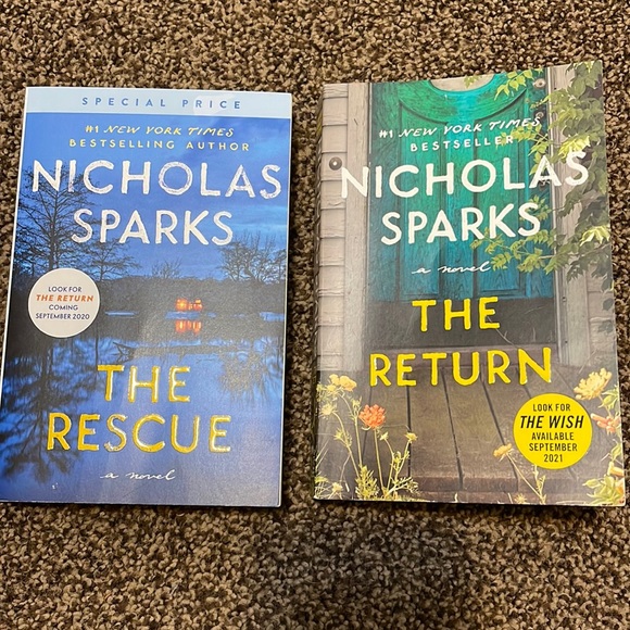 Nicholas Sparks book bundle , The rescue, the return. - Picture 1 of 4